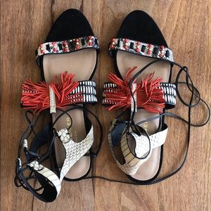 Kurt Geiger lace up sandals